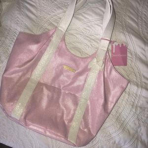 NWT Juicy Couture Pink & White bag!